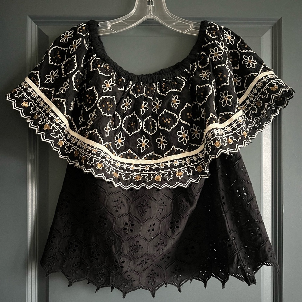 Hemant & Nandita black blouse